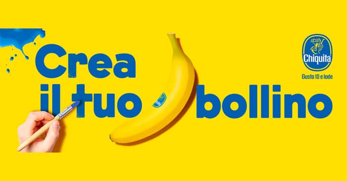 Chiquita: crea il tuo bollino