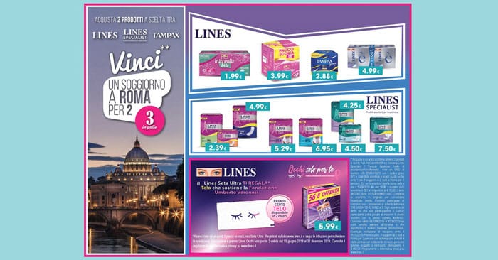 Concorso Lines: vinci soggiorno a Roma per 2 persone!