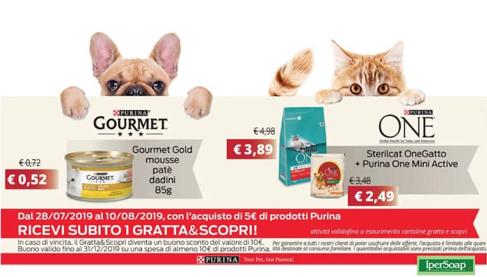 Concorso amici a 4 zampe con Purina da Ipersoap