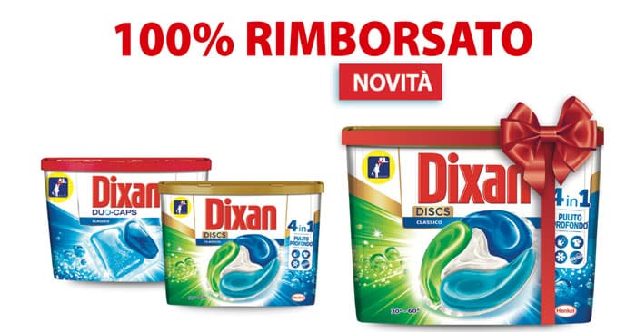 Rimborso Dixan Duo-Caps o Dixan Discs: come richiederlo