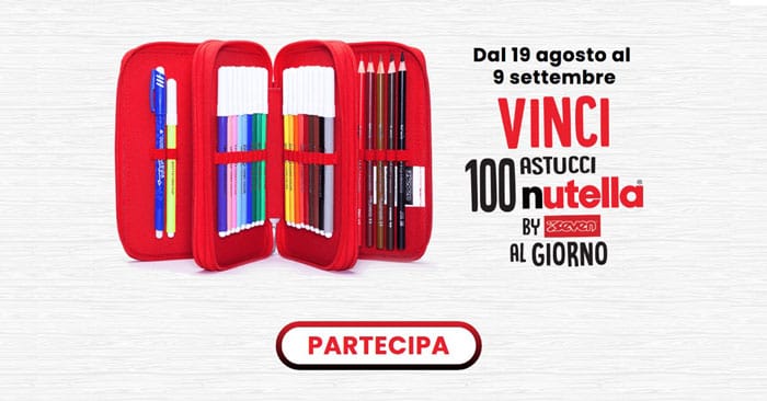 Vinci 100 astucci Nutella By Seven al giorno