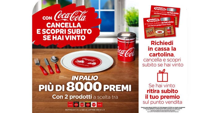 Cancella e vinci con Coca-Cola