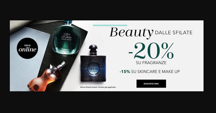 Douglas: codice sconto profumi