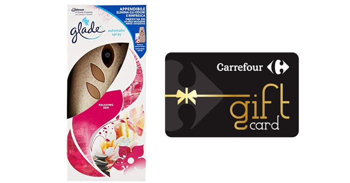 Glade: vinci una spesa da Carrefour