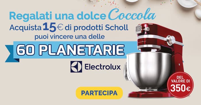 "Regalati una coccola con Scholl"