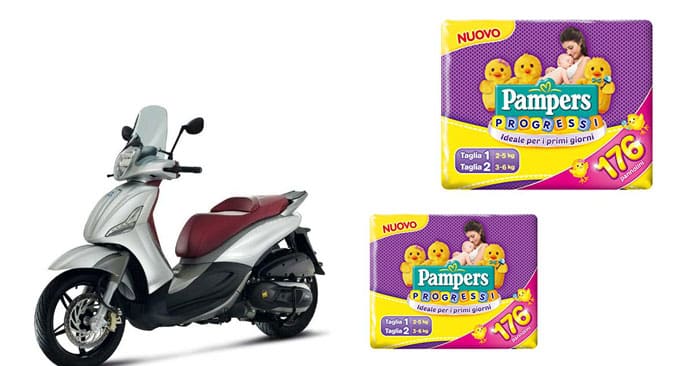 Vinci Scooter Liberty con Pampers