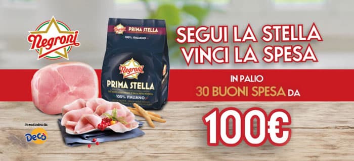 "Segui la stella, vinci la spesa" di Negroni e Decò