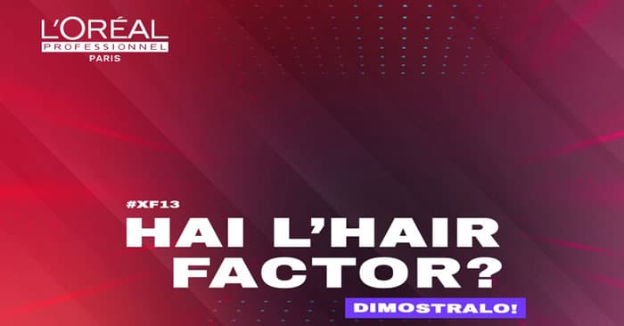 Vinci Xfactor con L'Oreal Professionnel