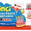 Vinci la tua festa di compleanno Kinder