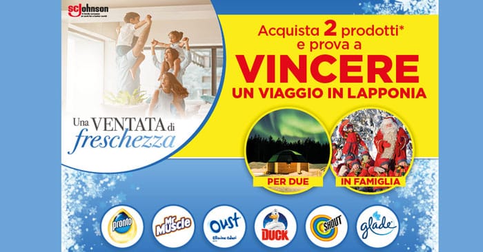 Vinci un viaggio in Lapponia con S.C. Johnson