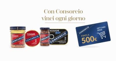 concorso Consorcio vinci ogni giorno gift card spesa KitchenAid instant win tonno