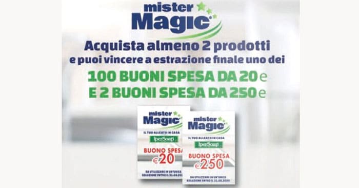 Acquista e vinci con Mister Magic