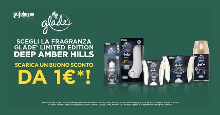 Buono sconto Glade 1 euro