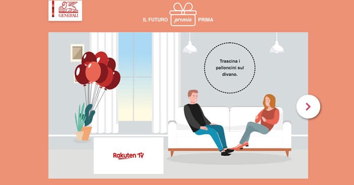 Codice Rakuten TV omaggio con Generali