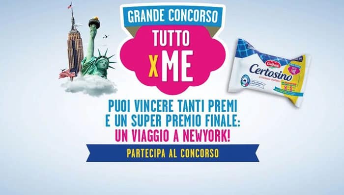 Concorso Certosino "Tutto per me" Galbani