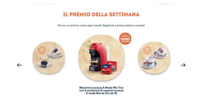 Concorso "Lunedì di Lavazza"