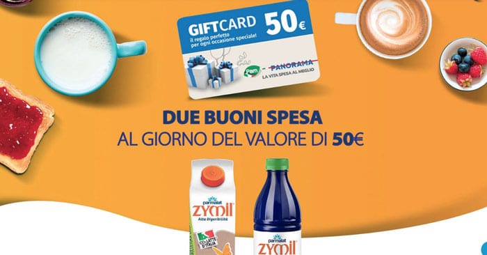 Concorso "Vinci la tua spesa con Zymil" da PAM
