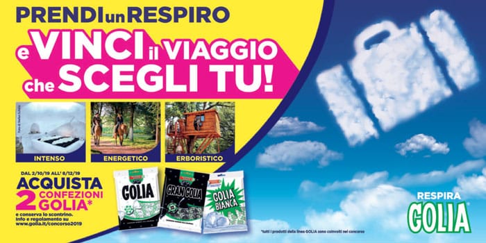 Concorso a premi “GOLIA 2019”