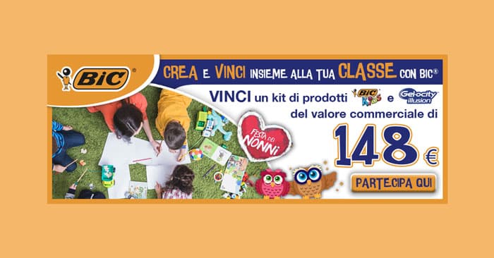 Crea e vinci con la tua classe con BIC