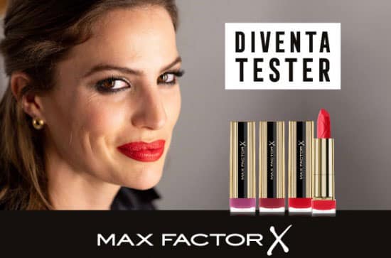 Diventa tester rossetto e mascara Max Factor Colour Elixir e Rise&Shine