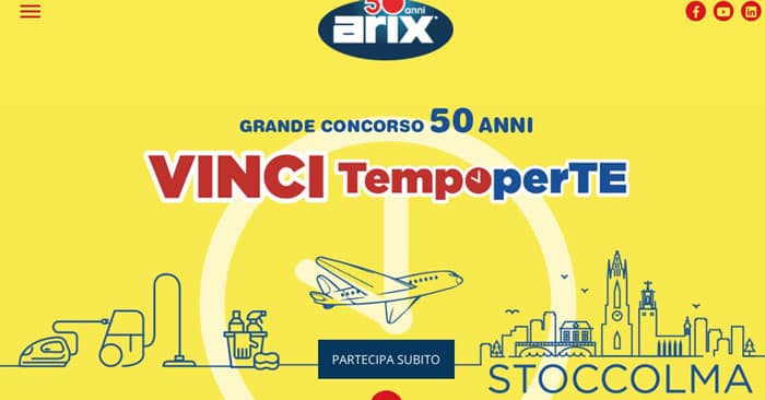 Grande concorso 50 anni Arix