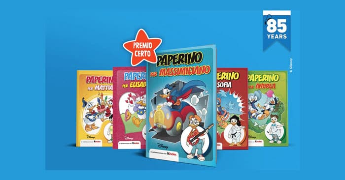 Kinder ti regala i fumetti Disney di Paperino