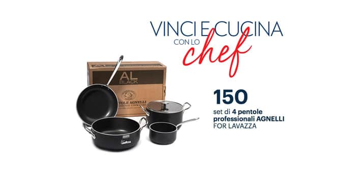Lavazza: vinci e cucina con lo chef