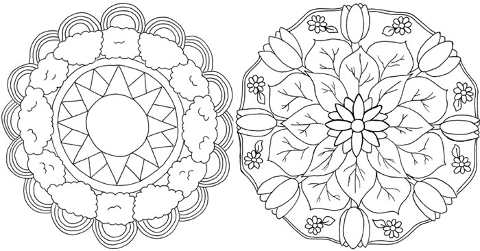 Mandala da colorare gratis