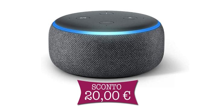 Risparmia 20€ su Echo Dot