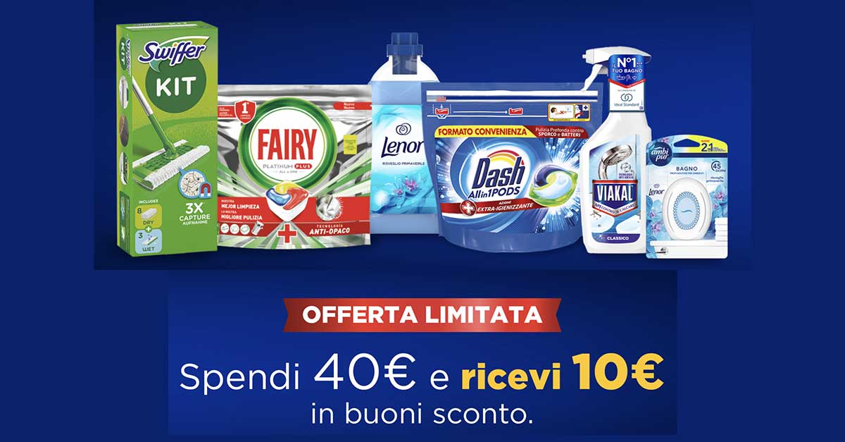 Spendi e Riprendi Amazon e P&G