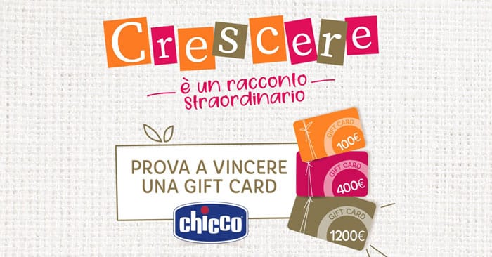 Vinci buoni Chicco con Plasmon