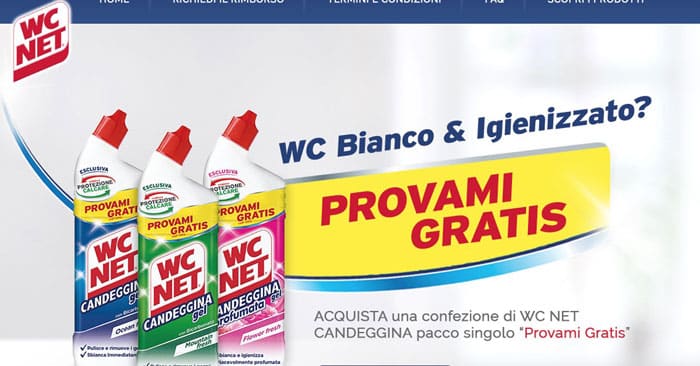 WC Net Candeggina "Provami gratis"