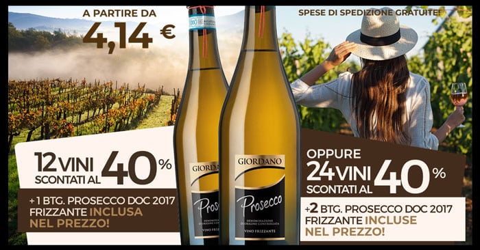 Giordano Vini sconti al 40%