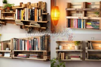 librerie con i pallet