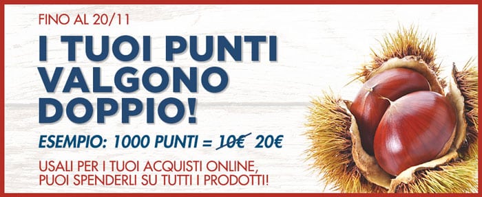 Coop Online: i punti valgono doppio