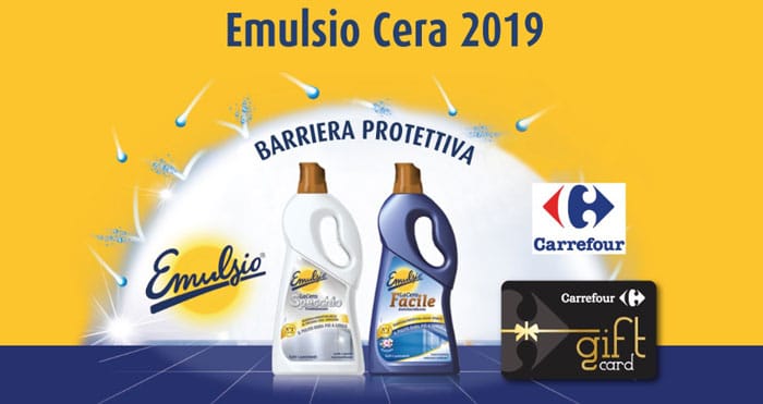 Emulsio cera: vinci buoni Carrefour