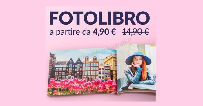 Fotolibro personalizzato da 4,90€