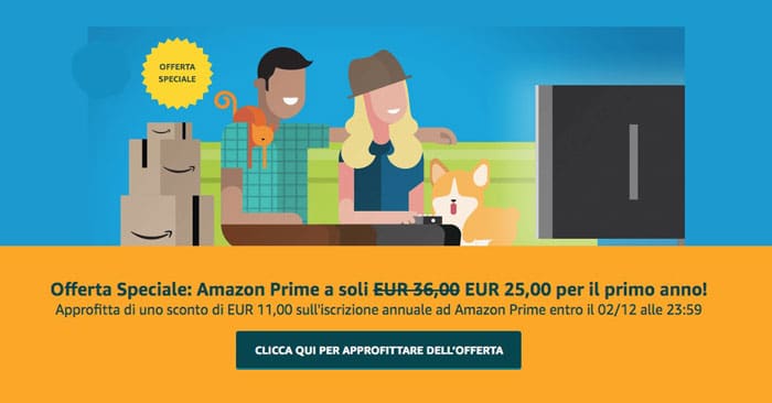 Offerta Speciale: Amazon Prime