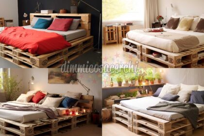 Realizzare un letto con i bancali di pallet: 5 idee da copiare