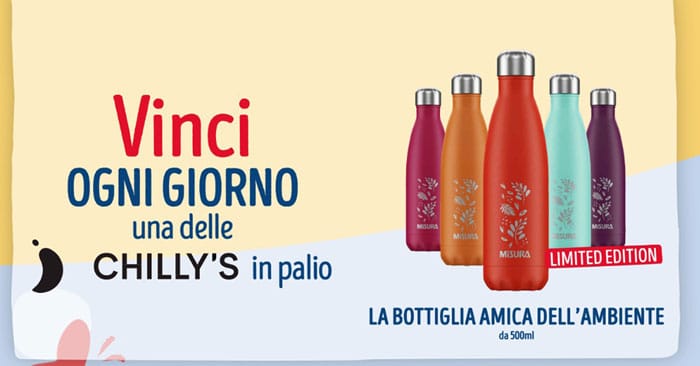 Vinci bottiglie Chilly's con Misura e Ipercoop