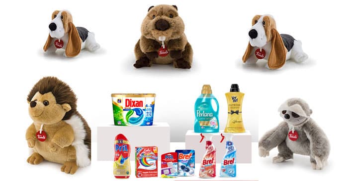 Casa Henkel ti regala peluche Trudi + spedizione gratuita + prodotti omaggio!