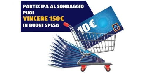 Aldi: “La tua opinione conta” Concorso ALDI “La tua opinione conta