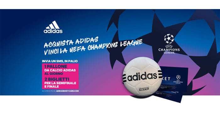 Concorso Adidas bodycare: vinci il calcio!