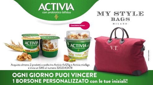 Activia: vinci borsone MY STYLE BAGS