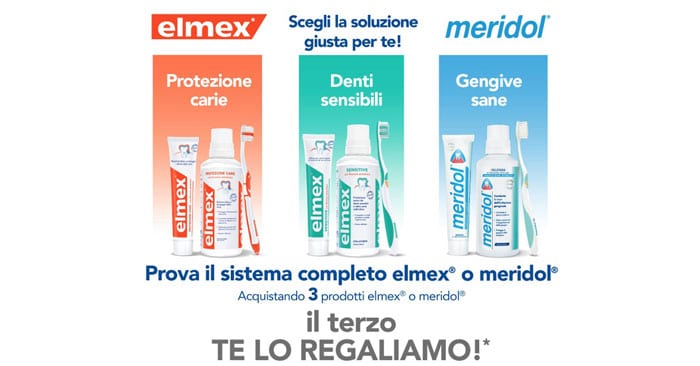 Prova il sistema completo elmex® o meridol®