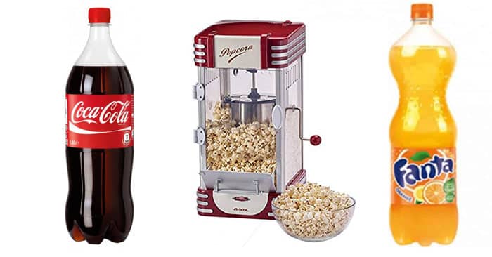 Vinci "Pop Corn Machine" con Coca-Cola