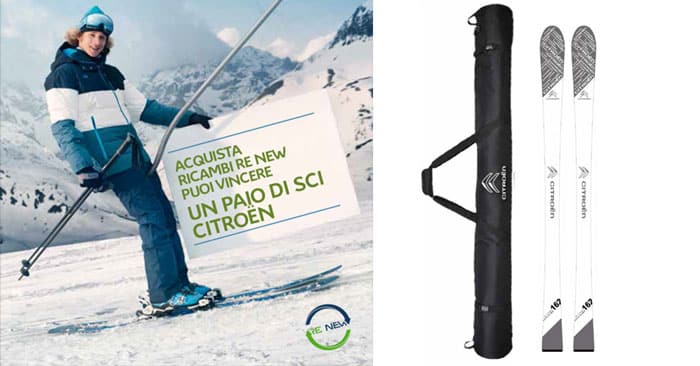 Vinci gli sci Citroen