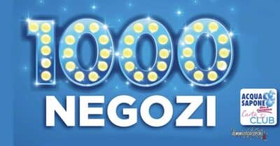 Concorso Acqua e Sapone 1000 negozi vinci gift card 25 euro Carta Club