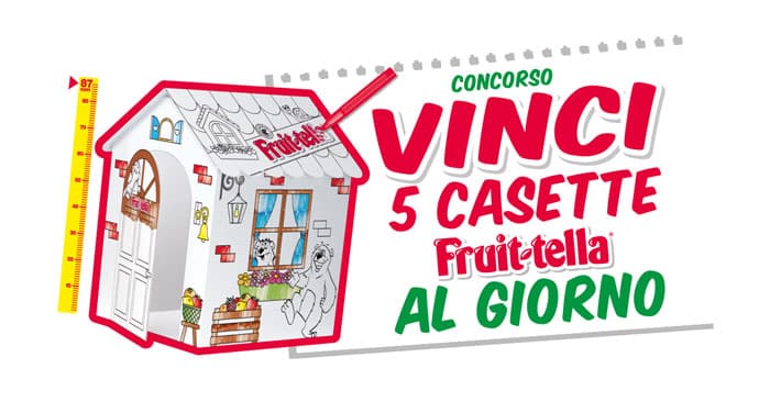 Fruittella: vinci casette di cartone da colorare