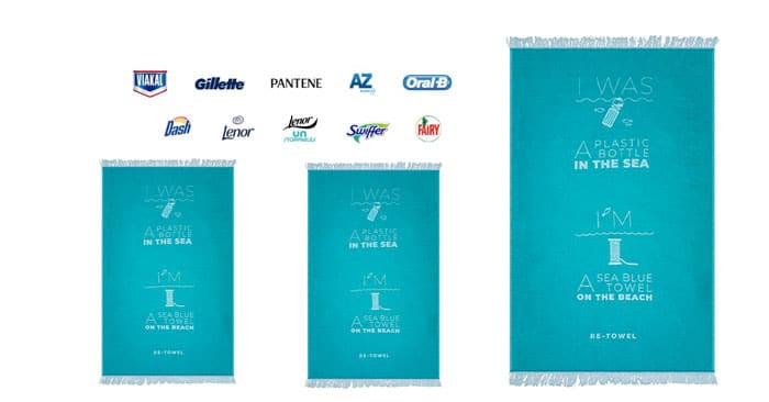 P&G ti regala il telo mare RE-TOWEL